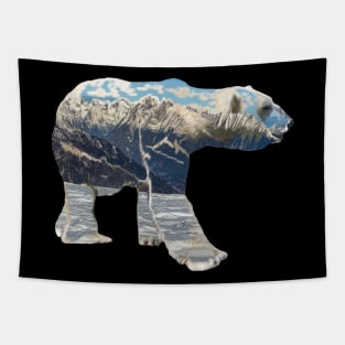 Tundra Polar Bear Tapestry