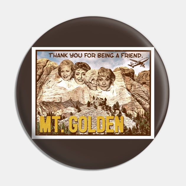 Mt. Golden (Postcard) Pin by JasonLloyd