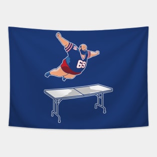 Bills Mafia Table Dive Tapestry