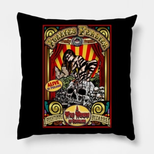 The Wild Woman Sideshow Poster Pillow