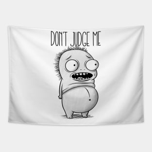 Funny Cartoon Monster Character Tapestry