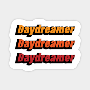 Daydreamer colorful typography design Magnet