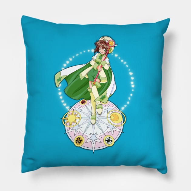 Card Captor Sakura - Sakura Pillow by Nykos