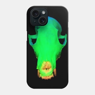 Green Fox Skull Phone Case