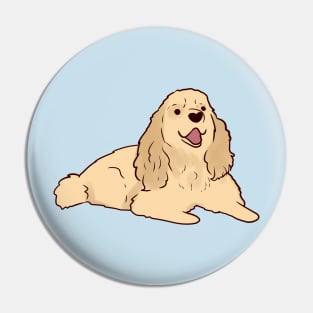 Cute American Cocker Spaniel Pin