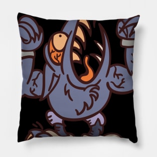 The werewolf was chained and is angry Pillow