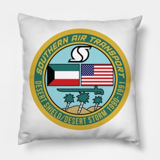 The PARANOIA CIA Airlines Collection: Southern Air Transport: Desert Storm Pillow