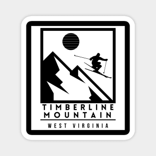 Timberline Mountain ski West Virginia USA Magnet