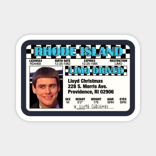 Lloyd Christmas Limo License Magnet