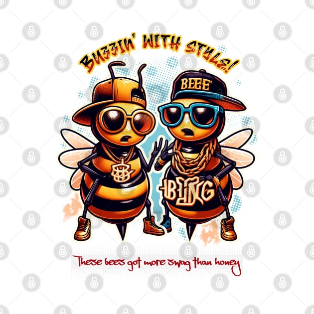 Buzzin' with Style!  Bee and Hip Hop by anjokaba89