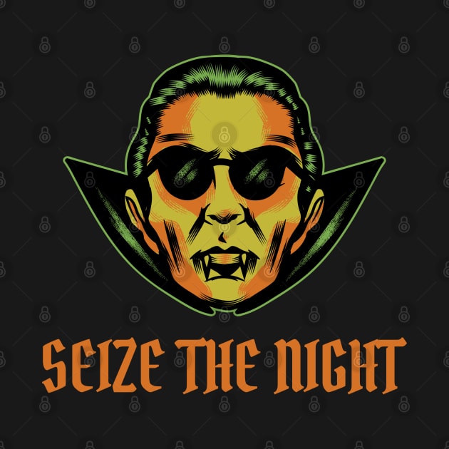 Seize The Night! Carpe Noctem! Funny Vampire by Johan13