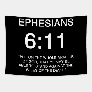 Ephesians 6:11 Bible Verse KJV Text Tapestry