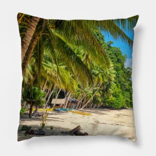 Panaraga Beach, Barobo, Surigao del Sur, Mindanao, Philippines Pillow