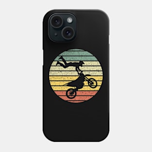 Vintage Motorcross Silhouette Phone Case