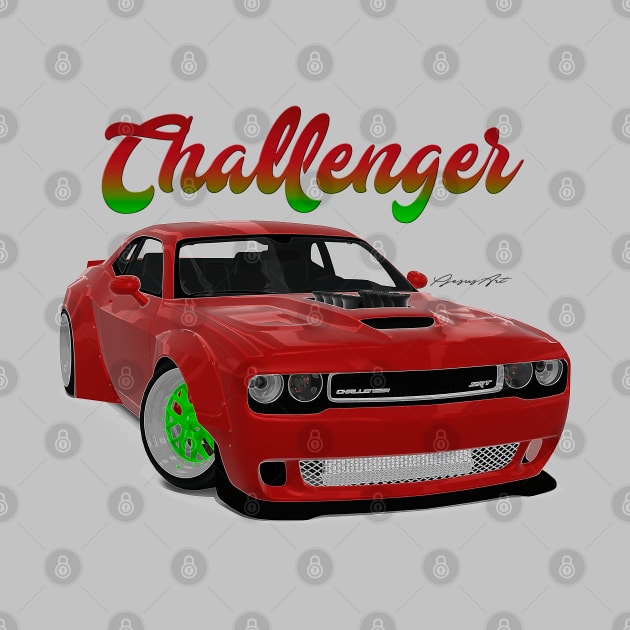 Challenger Drift Red Front by PjesusArt