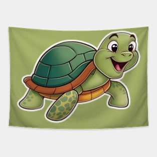 Cute Turtle Tapestry