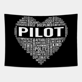 Pilot Heart Tapestry