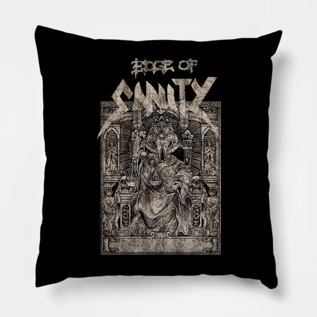 Edge of Sanity Pillow by Summersg Randyx