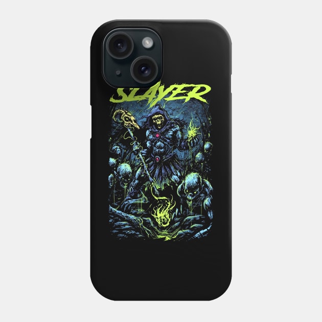 SLAYER BAND MERCHANDISE Phone Case by Rons Frogss