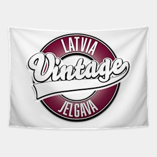 Jelgava latvia vintage style logo Tapestry