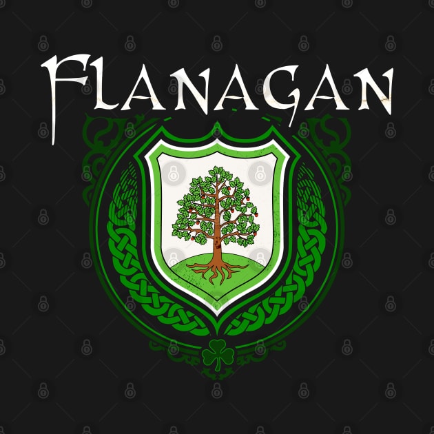 Flanagan Family Irish Coat of Arms by Celtic Folk