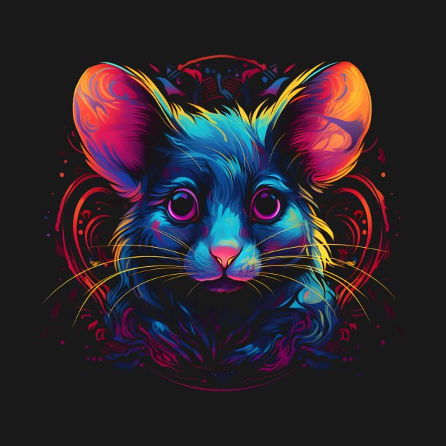 Neon Rodent #5 by Everythingiscute