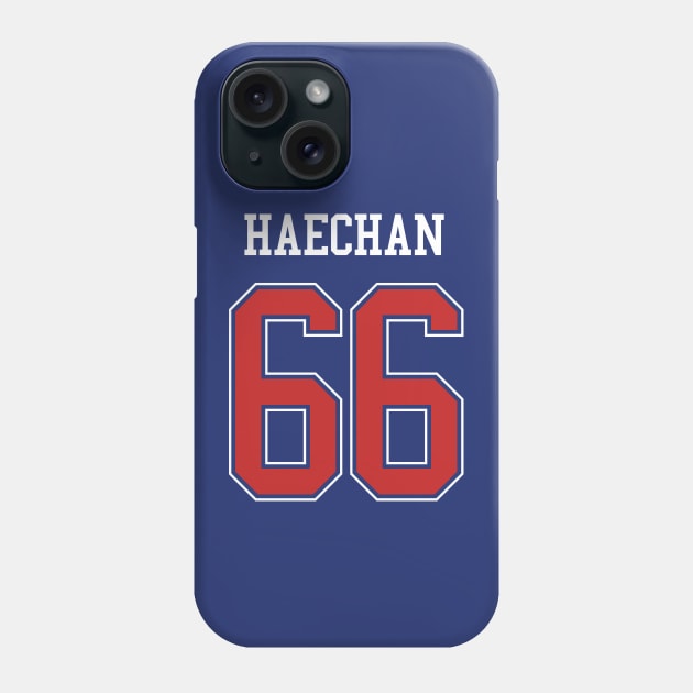 Haechan's hockey jersey - 90's love (NCT) Phone Case by Duckieshop