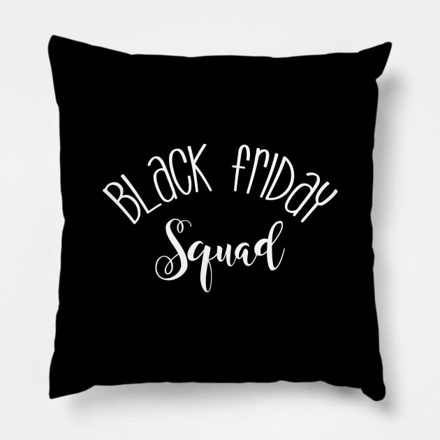 Black friday squad Pillow by captainmood