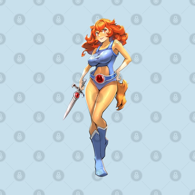 80s lion-o catgirls by quint