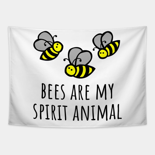 Bees are my spirit animal Tapestry by LunaMay