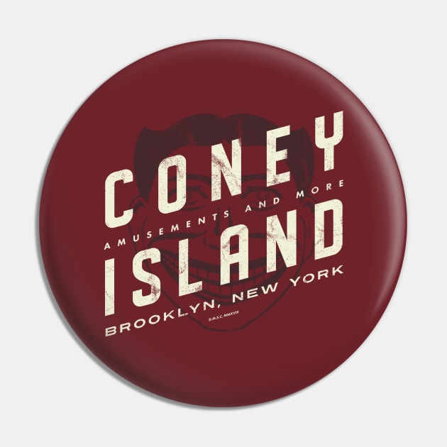 Coney Island, New York - Steeplechase Pin by deadmansupplyco