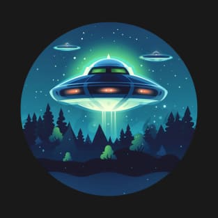 Glowing ufo T-Shirt