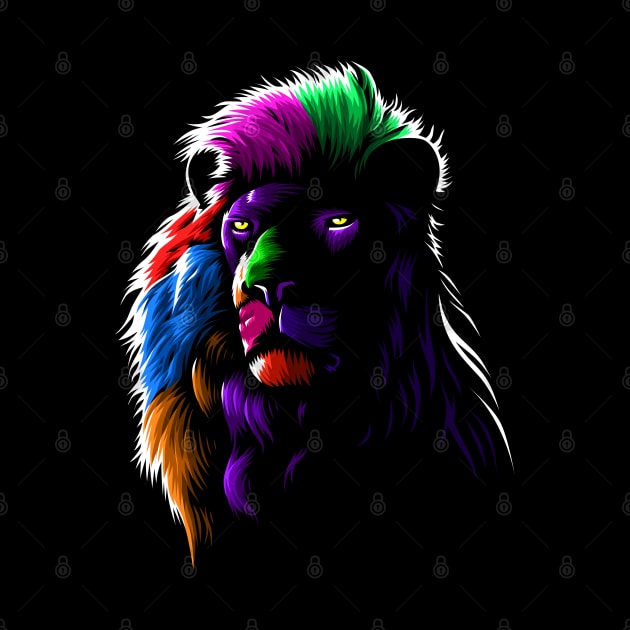 Colors Lion by albertocubatas