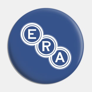 ERA (English Racing Automobiles) emblem (1933-1954) - white print Pin