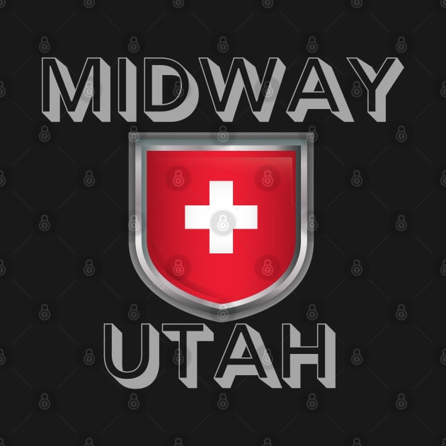 Midway Utah Swiss Flag by MalibuSun