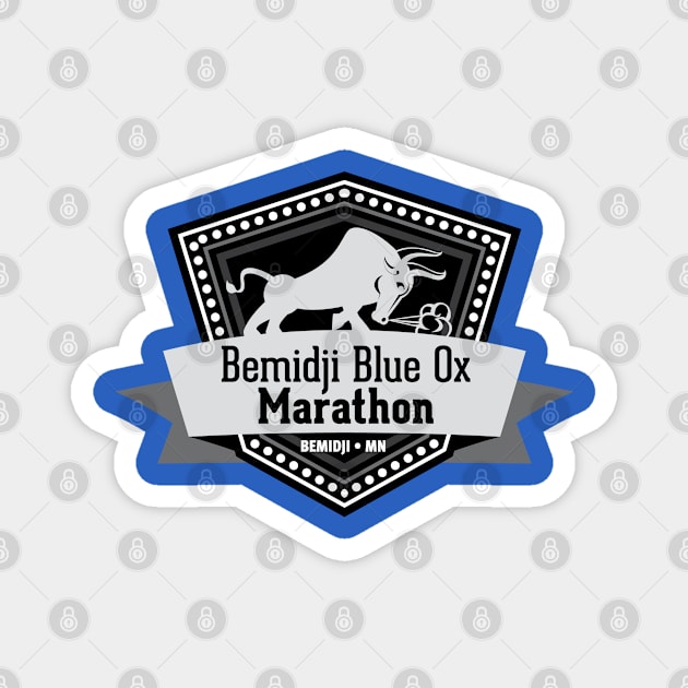 Bemidji Blue Ox Marathon Magnet by Blue Ox Marathon