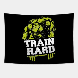 Train Hard GYM Tapestry