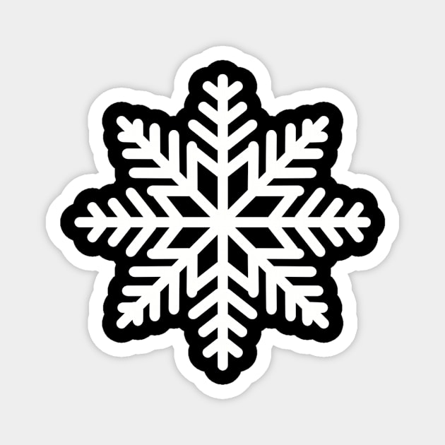 Snowflake Magnet by Designzz