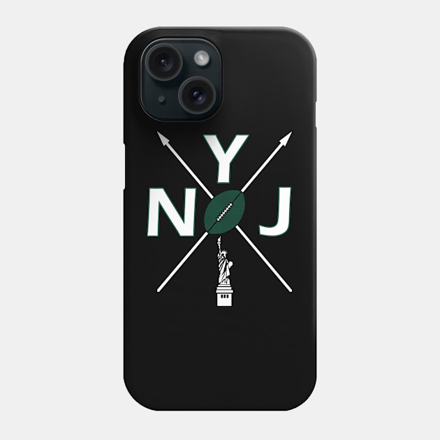 New York Pro Football - NY Is Home Phone Case by FFFM