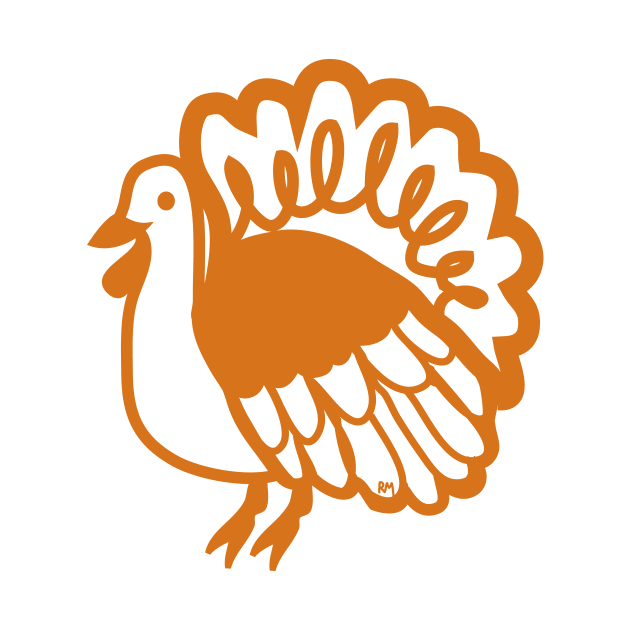 Simple Turkey Chevron by RuthMCreative