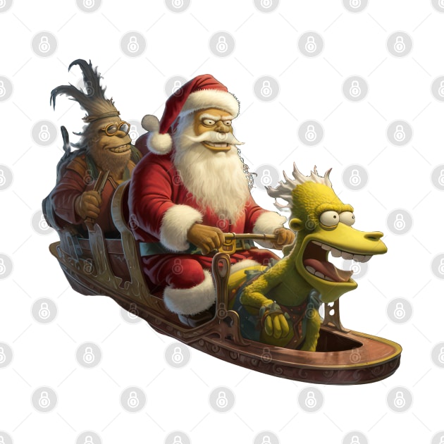 Mad Santa:Dark Christmas by TooplesArt