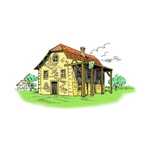 House in old Europe style_01-light color T-Shirt