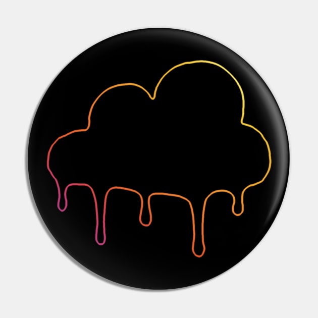 Dixie Damelio - be happy Cloud (big logo borders rainbow)| Charli Damelio Hype House Tiktok Pin by Vane22april