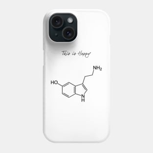 Serotonin - This is Happy Phone Case