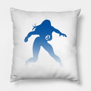 Invisible Woman Outline Pillow