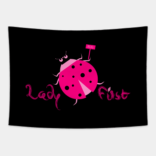 Lady First by Ladies First meme Tapestry