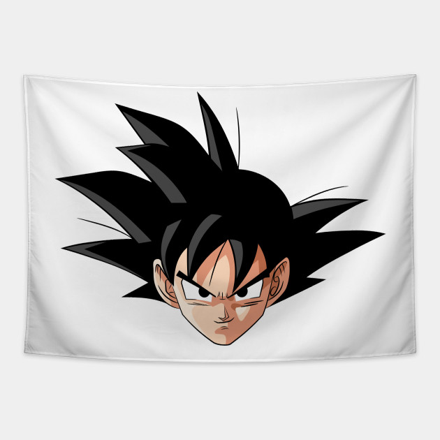 Goku Dragon Ball Z Character Face Goku Dragonball Z Tapestry