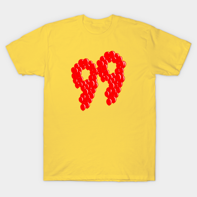 Luftballons - Red Balloon - T-Shirt