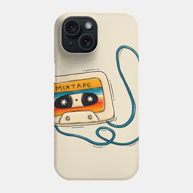 Mixtape Phone Case by Tania Tania