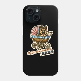 German Shepherd Baby Phone Case